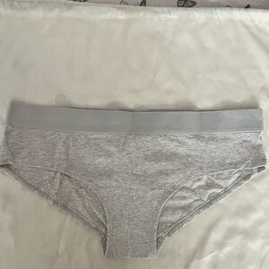 PINK Gray Hipster Panties